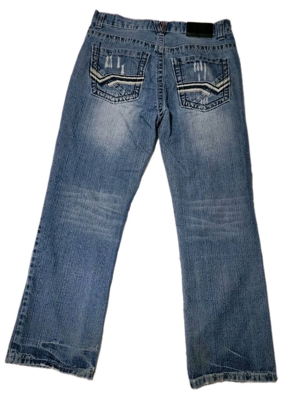 CJ Black Mens Jeans 32 × 30 Relaxed Straight Distressed Denim Grunge Cheshire